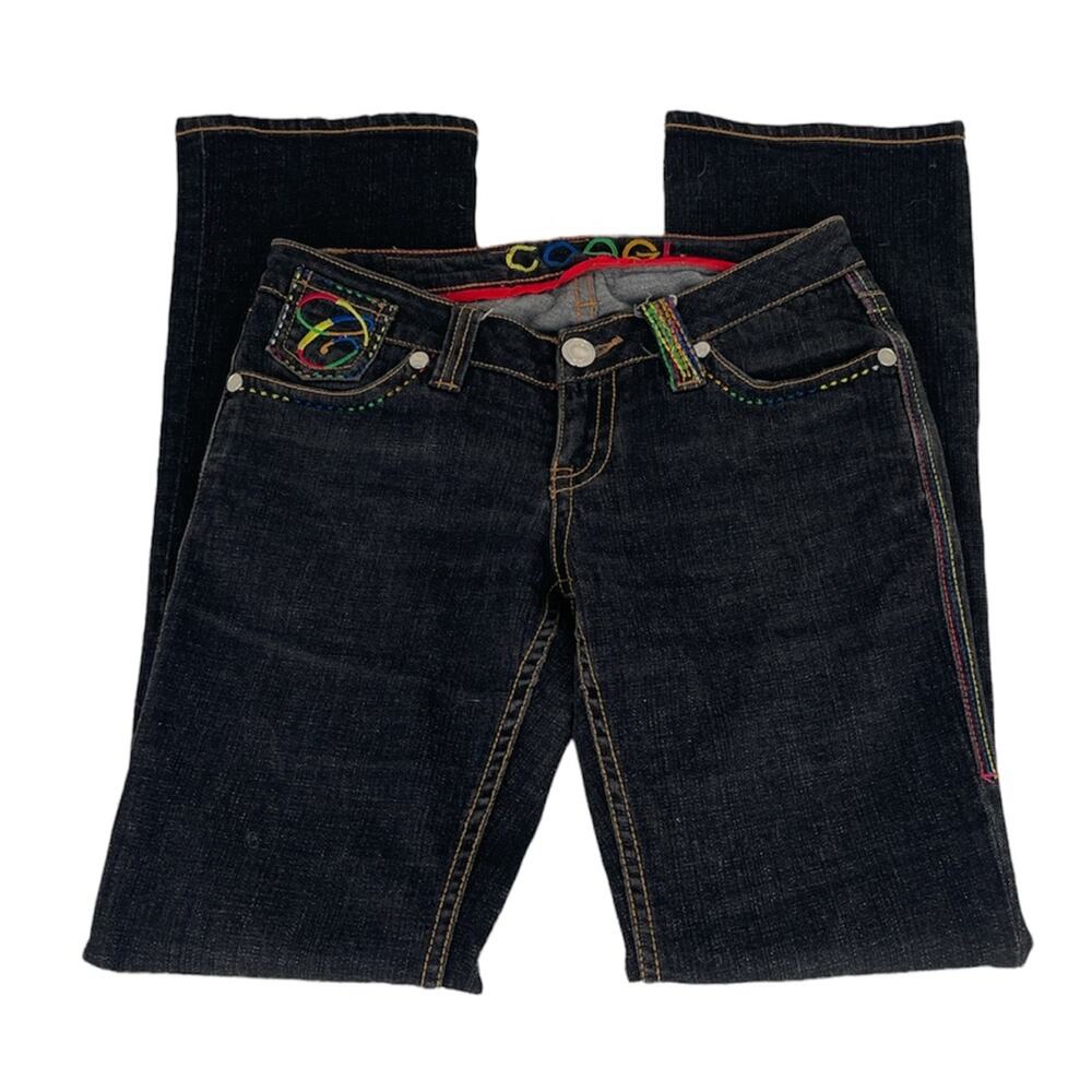 Coogi Straight Leg Black Jeans Size 7 - Picture 12 of 12